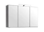 Spiegelschrank Florida in Graphitfarben mit LED