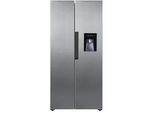 Kühl-Gefrier-Kombination SBS440.4A+NFWDE SI in Silber