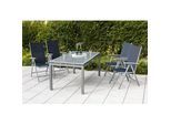 Gartensessel Amalfi klappbar Metall/Textil