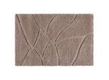 Badematte Leave Taupe ca. 60x90cm