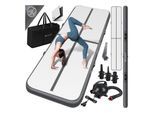 KESSER® Turnmatte Aufblasbar Airtrack 2m/3m/4m/5m/6m Fitness-Matte Gymnastikmatte inkl. Tragetasche & elektr. Luftpumpe Yogamatte, Tumbling Matten, Trainingsmatte, Turn- & Fitness