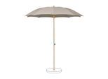 Sonnenschirm "Suncomfort by Glatz Rustico 220 cm", grau (taupe), Standschirme, Sonnenschirm