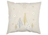 Stickkissen"Winterwald modern"