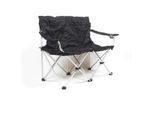 Basic Nature - Travelchair Love Seat Faltsofa - Campingstuhl grau/weiß