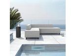 Outdoorlounge Eliano Hellgrau Outdoorstoff/Metall