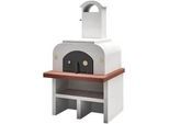 Palazzetti Easy Medium mit Unterbau - Holzbackofen Pizzaofen - Innenraum 77x65 cm