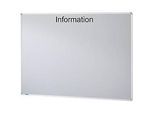 Ultradex Informationstafel "Information", Metall, magnethaftend, Wandmontage, inkl. Montagematerial, B 1500 x H 1200 mm, silbergrau RAL 9006