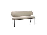 byLIVING Bank JERSEY, Breite 160 cm, taupe