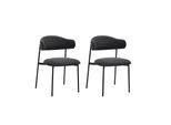 byLIVING Stuhl JERSEY, Breite 58 cm, dunkelgrau