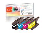 Peach Tintenpatrone »Brother-1220 Mult-Pack Black/Cyan/Magenta/Yellow«, (4 St.)