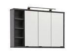 Spiegelschrank Camillo Anthrazit/Schwarz