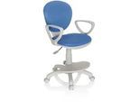 Jugenddrehstuhl Colour ca. 53x83-93x51 cm Blau/Grau