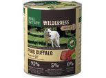 REAL NATURE WILDERNESS Nassfutter Hund, Adult, Pure Buffalo, Wasserbüffel 6x800 g