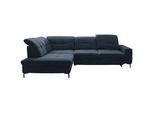 Xora Ecksofa , Dunkelblau , Textil , Uni , L-Form , 308x240 cm , Goldenes M , Typenauswahl, Stoffauswahl, seitenverkehrt erhältlich, Bettfunktion erhältlich, Hocker erhältlich , Wohnzimmer, Sofas & Couches, Wohnlandschaften, Ecksofas