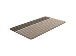 Grund Badematte , Taupe , Textil , Streifen , rechteckig , 60x100 cm , Oeko-Tex® Standard 100 , Heimtextilien, Badtextilien, Badematten