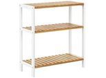 Hansiro Pflanzenregal , Weiß , Holz , 26x66x60 cm , Badezimmer, Badezimmerregale, Badregale