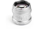 TTArtisan 50mm f1,2 Fuji X-Mount silber -11,90€ 10% NEW YEAR RABATT 107,10 Effektivpreis
