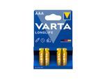 VARTA Batterie LONGLIFE AAA 4er Blister (4103101414)