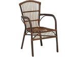 Gartensessel Galera ca. 55x90x63 cm Braun