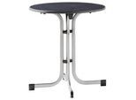 Gartentisch ca.70x70x72cm Anthrazit,Silber