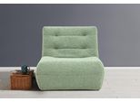Schlafsofa ELL + ELL "Vanja", grün (hgrün, blau), B:90cm H:85cm T:100cm, Sofas, Schlafsofa
