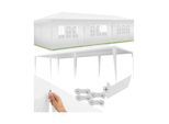 tectake® Pavillon, 9 x 3 m, im Stecksystem, mit UV-Schutz, wasserdicht