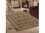 Teppich AYYILDIZ TEPPICHE "Marrakesh 207" Gr. 8, beige, B:300cm H:12mm L:400cm, Kunstfaser, Teppiche, Teppich, Kurzflor, Orient-Optik, Webteppich, Wohnzimmer