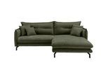 Ecksofa Lava ca. 255x180 cm Olivgrün