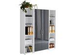 Aktenschrank Office Edition Sw Set 3 hoch Weiß/Anthrazit