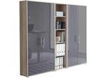 Aktenschrank Office Edition Sw Set 10 Eiche/Anthrazit
