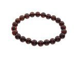 Armband OSTSEE-SCHMUCK "Ostsee-Schmuck Armband Kugel 8 mm, 19 cm", braun, Armbänder, Damen, 19cm, Bernstein, Armband