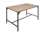 tectake® Esstisch, Industrial Style, rechteckig, 120 x 75 x 75 cm