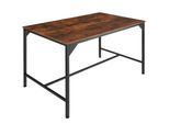 tectake® Esstisch, Industrial Style, rechteckig, 120 x 75 x 75 cm