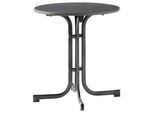 Gartentisch ca.70x70x72cm Anthrazit, Grau