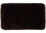 Badematte GÖZZE "»DELUXE«", braun (dunkelbraun), rechteckig (70cm x 120cm ), 1 Stk., Polyester, Badematten, Badematte, mit extra hohem Flor