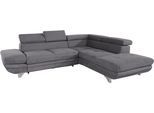COTTA Ecksofa "Enterprise L-Form" mit Arm- & Kopfteilverstellung, wahlweise mit Bettfunktion