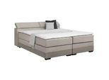 Boxspringbett Sevilla Graubraun ca. 160x200cm