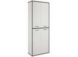 Mehrzweckschrank in Grau/Weiß