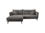 Wohnlandschaft Lava Grau Cord