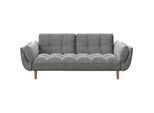 PLAYBOY 2-Sitzer-Sofa Scarlett Anthrazit Samt m. Schlaffunkt.