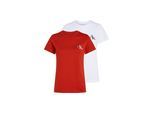 Calvin Klein Jeans T-Shirt »2-PACK MONOLOGO SLIM TEE«, (Packung, 2er-Pack), mit Logodruck