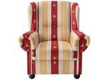 Ohrensessel Torello Rot Mikrofaser