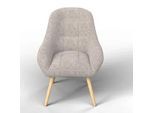 Relaxsessel Maximilian Beige Webstoff