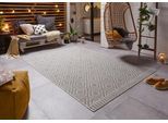 HANSE Home Teppich »Breeze«, rechteckig, 8 mm Höhe, In-& Outdoor, Wetterfest, Balkon, Garten, Wohnzimmer, Rauten