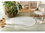 Teppich HANSE HOME "Trenzado", grau (hellgrau, weiß), H:10mm Ø:150cm, Polypropylen, Teppiche, Teppich, In- & Outdoor, Handmade-Look, Gewebt, Wetterfest, Balkon, Wohnzimmer