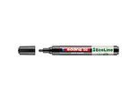 Lackmarker Edding 50 EcoLine, Schreibfarbe Schwarz, Rundspitze, Strichstärke 2-3 mm, mit Kappe, wasserbasiert, nachfüllbar, 1 Stück