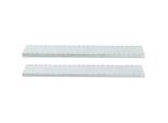 2 Fachböden, B 1282 x T 500 mm, verzinkt
