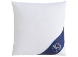 3-Kammer-Kopfkissen SPESSARTTRAUM "Exklusiv, Kissen ist made in Germany", weiß, B:40cm L:40cm, Bezug: 100% Baumwolle. Füllung Außen: 90% Daunen, 10% Federn. Füllung Innen: 100% Federn, Kopfkissen, gute Stützkraft, Seitenschläfer & Rückenschläfer