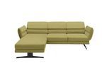 Dieter Knoll Ecksofa , Hellgrün , Textil , Ottomane links, L-Form , 279-327x176-217 cm , Typenauswahl, Fußauswahl, Stoffauswahl, planbar, Relaxfunktion, seitenverkehrt erhältlich, Rücken echt, individuell planbar, USB-Anschluss , Wohnzimmer, Sofas & Couches, Wohnlandschaften, Ecksofas