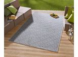 HANSE Home Teppich »Karo« rechteckig 8 mm Höhe In- & Outdoor, Läufer, Wetterfest, Raute, Balkon, Garten, Flur
